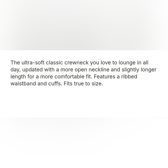 Skims Classic Crewneck Sweatshirt - Picture 4 of 8